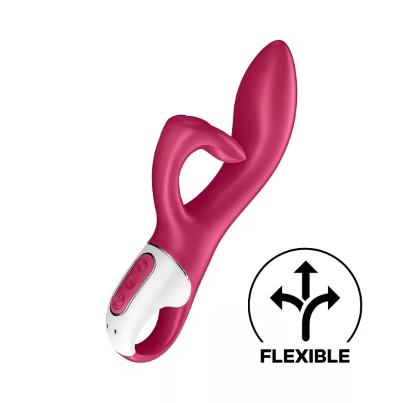 Satisfyer Embrace Me - vibrátor s ramenem na klitoris - dobíjecí - červený