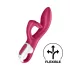 Satisfyer Embrace Me - vibrátor s ramenem na klitoris - dobíjecí - červený