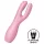 Satisfyer Threesome 3 - vibrační stimulátor klitorisu - dobíjecí - růžový