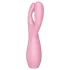 Satisfyer Threesome 3 - vibrační stimulátor klitorisu - dobíjecí - růžový