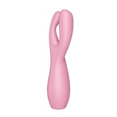   Satisfyer Threesome 3 - nabíjecí stimulátor klitorisu (růžový)
