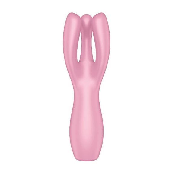 Satisfyer Threesome 3 - nabíjecí stimulátor klitorisu (růžový)