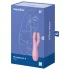 Satisfyer Threesome 3 - vibrační stimulátor klitorisu - dobíjecí - růžový