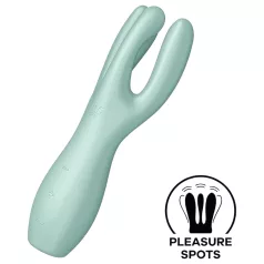   Satisfyer Threesome 3 - dobíjecí klitorální vibrátor (máta)