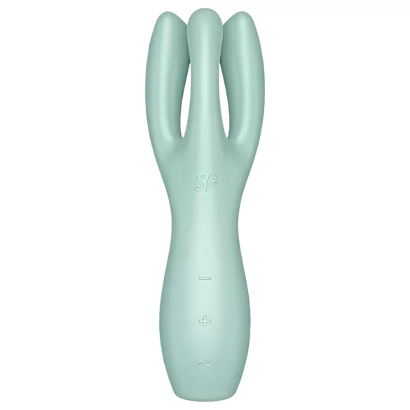 Satisfyer Threesome 3 - dobíjecí klitorální vibrátor (máta)