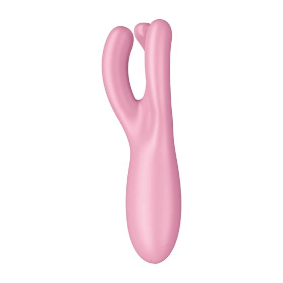 Satisfyer Threesome 4 - inteligentní dobíjecí vibrátor na klitoris (růžový)