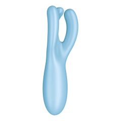   Satisfyer Threesome 4 - chytrý dobíjecí vibrátor na klitoris (modrý)