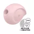 Satisfyer - vibrátor na klitoris s tlakovými vlnami - růžový