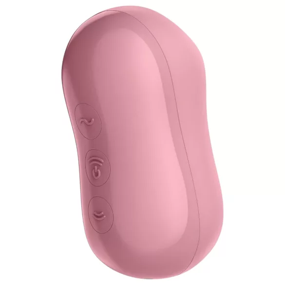 Satisfyer Cotton Candy - stimulátor klitorisu s pulzujícími vlnami - korálový