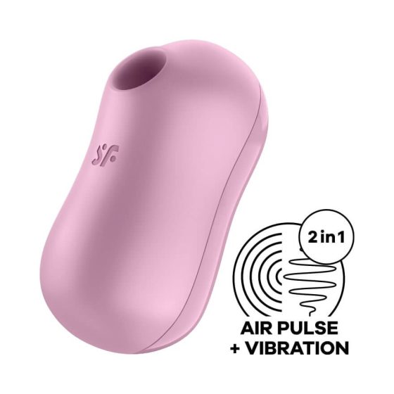 Satisfyer Cotton Candy - nabíjecí stimulátor klitorisu se vzduchovou vlnou (fialový)