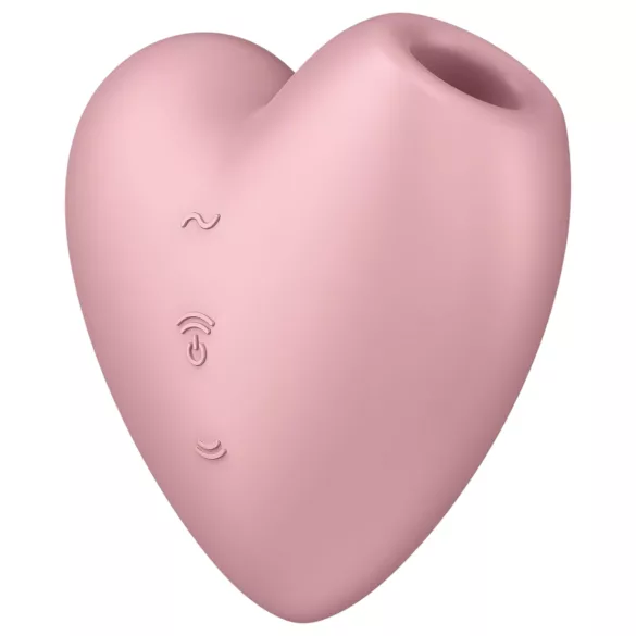 Satisfyer Cutie Heart - stimulátor klitorisu na vlny - dobíjecí - růžový
