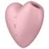 Satisfyer Cutie Heart - stimulátor klitorisu na vlny - dobíjecí - růžový