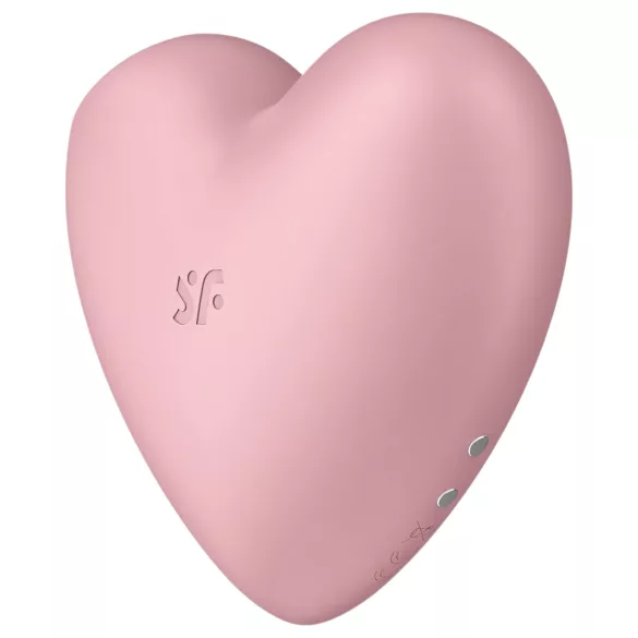 Satisfyer Cutie Heart - stimulátor klitorisu na vlny - dobíjecí - růžový