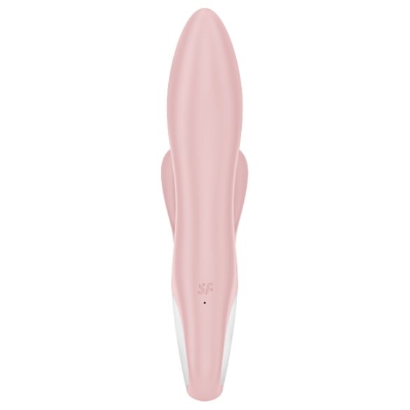 Satisfyer - vibrátor s pumpou a ušima - růžový