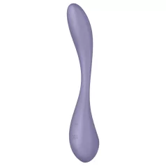   Satisfyer - vibrátor na G bod - flexibilní - silikon fialový