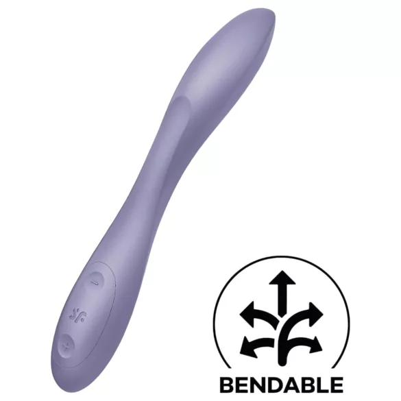 Satisfyer - vibrátor na G-bod - nabíjecí, vodotěsný - fialový