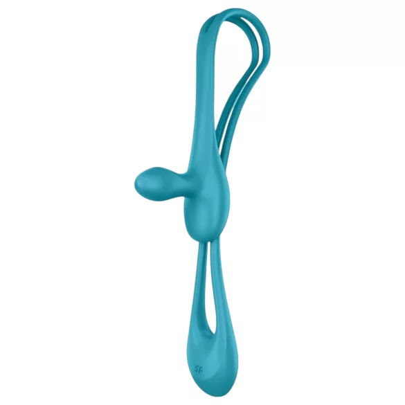 Satisfyer - anální vibrátor a erekční kroužek - dobíjecí, modrý