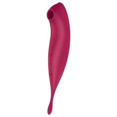   Satisfyer Twirling Pro - chytrý 2v1 klitorální vibrátor - červený