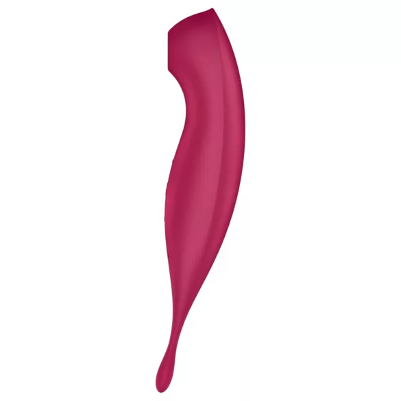 Satisfyer Twirling Pro - vibrátor na klitoris ovládaný aplikací (červený)