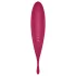 Satisfyer Twirling Pro - vibrátor na klitoris ovládaný aplikací (červený)