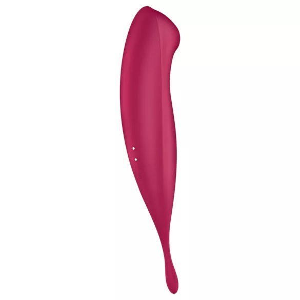 Satisfyer Twirling Pro - vibrátor na klitoris ovládaný aplikací (červený)