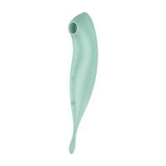   Satisfyer Twirling Pro - dobíjecí, chytrý vibrátor na klitoris 2v1 (máta)