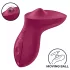 Satisfyer Exciterrr - rotační vibrátor na klitoris s perlami - červený