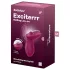 Satisfyer Exciterrr - rotační vibrátor na klitoris s perlami - červený
