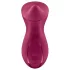 Satisfyer Exciterrr - rotační vibrátor na klitoris s perlami - červený