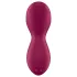 Satisfyer Exciterrr - rotační vibrátor na klitoris s perlami - červený