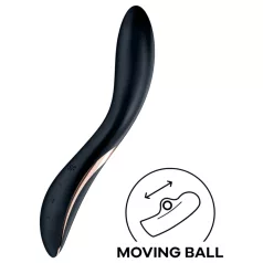   Satisfyer Rrrolling - vibrátor na G-bod s pohyblivými kuličkami - černý