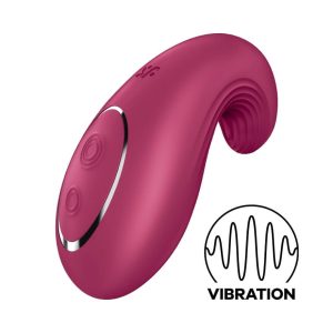 Satisfyer Dipping Delight - nabíjecí vibrátor na klitoris (červený)