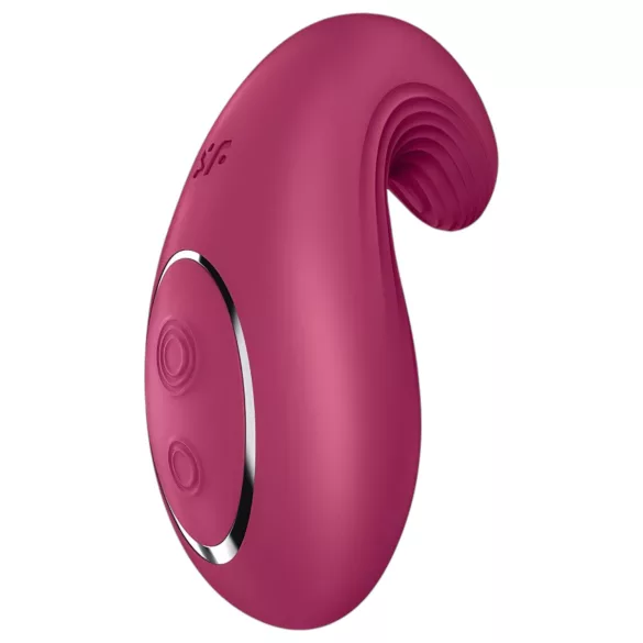 Satisfyer Dipping Delight - vibrační stimulátor klitorisu - akumulátor - červený