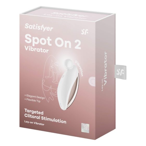 Satisfyer Spot On 2 - bezdrátový vibrátor na klitoris (bílý)