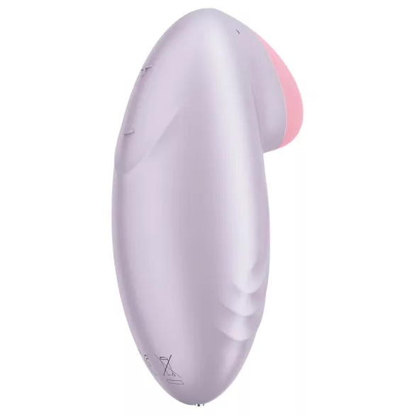 Satisfyer Tropical Tip - vibrátor na klitoris ovládaný aplikací (fialový)