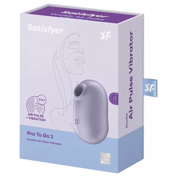 Satisfyer Pro To Go 2 - nabíjecí stimulátor klitorisu s tlakovými vlnami
