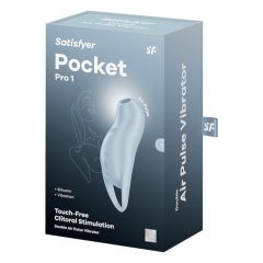   Satisfyer Pocket Pro 1 - dobíjecí stimulátor klitorisu se vzduchovou vlnou (modrý)