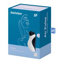   Satisfyer Orca - vodotěsný stimulátor klitorisu na baterie (černobílý)