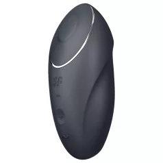 Satisfyer - 2v1 vibrátor na klitoris - černý