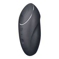   Satisfyer Tap & Climax 1 - vibrátor a stimulátor klitorisu 2v1 (černý)