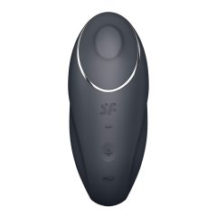   Satisfyer Tap & Climax 1 - vibrátor a stimulátor klitorisu 2v1 (černý)