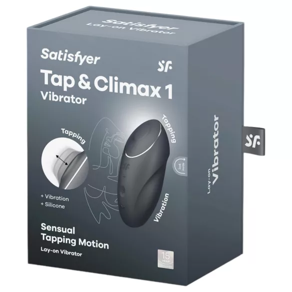 Satisfyer - 2v1 vibrátor na klitoris - černý