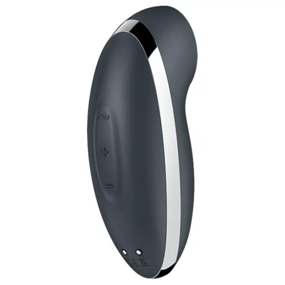 Satisfyer - vibrátor na klitoris 2v1 - šedý