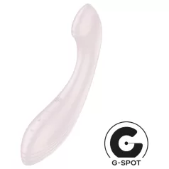   Satisfyer G-Force - vibrátor na bod G - akumulátorový, vodotěsný - béžový