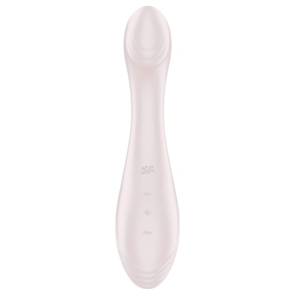 Satisfyer G-Force - vibrátor na bod G - akumulátorový, vodotěsný - béžový