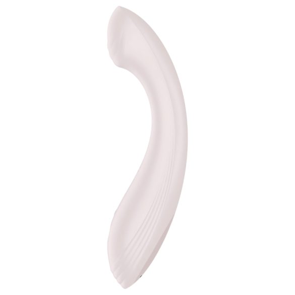 Satisfyer G-Force - vibrátor na bod G - akumulátorový, vodotěsný - béžový