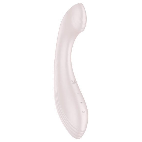 Satisfyer G-Force - vibrátor na bod G - akumulátorový, vodotěsný - béžový