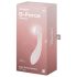 Satisfyer G-Force - vibrátor na bod G - akumulátorový, vodotěsný - béžový