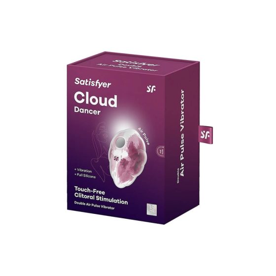Satisfyer Cloud Dancer - dobíjecí vzduchový stimulátor klitorisu (růžový a bílý)