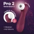 Satisfyer Pro 2 Gen3 - stimulátor klitorisu na vlny - dobíjecí - červený